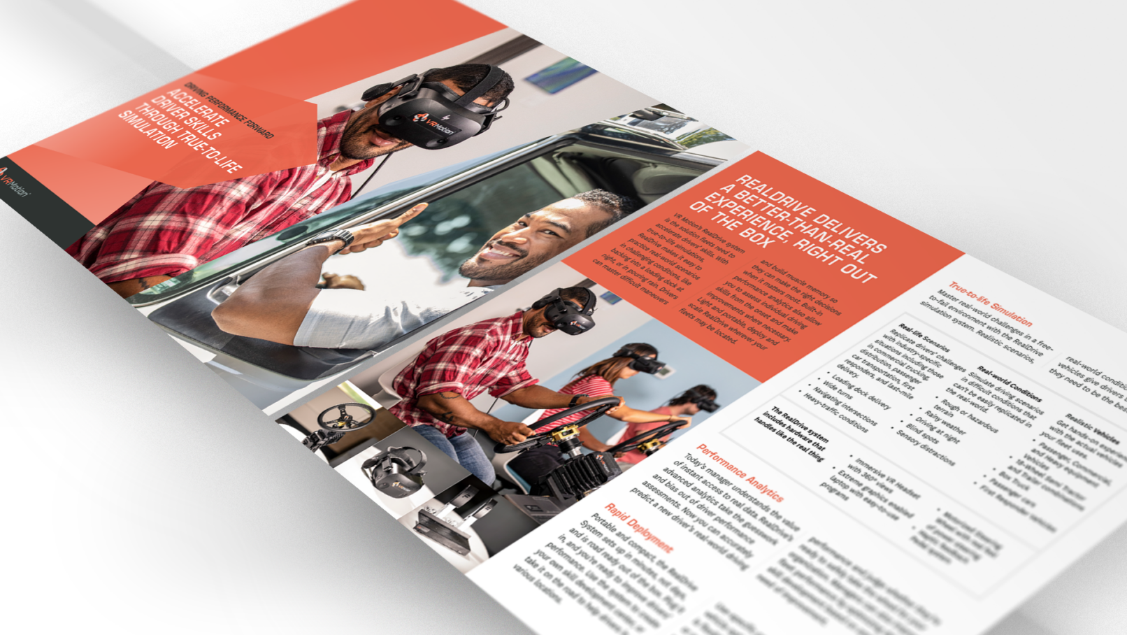 VRmotion solution brief detail