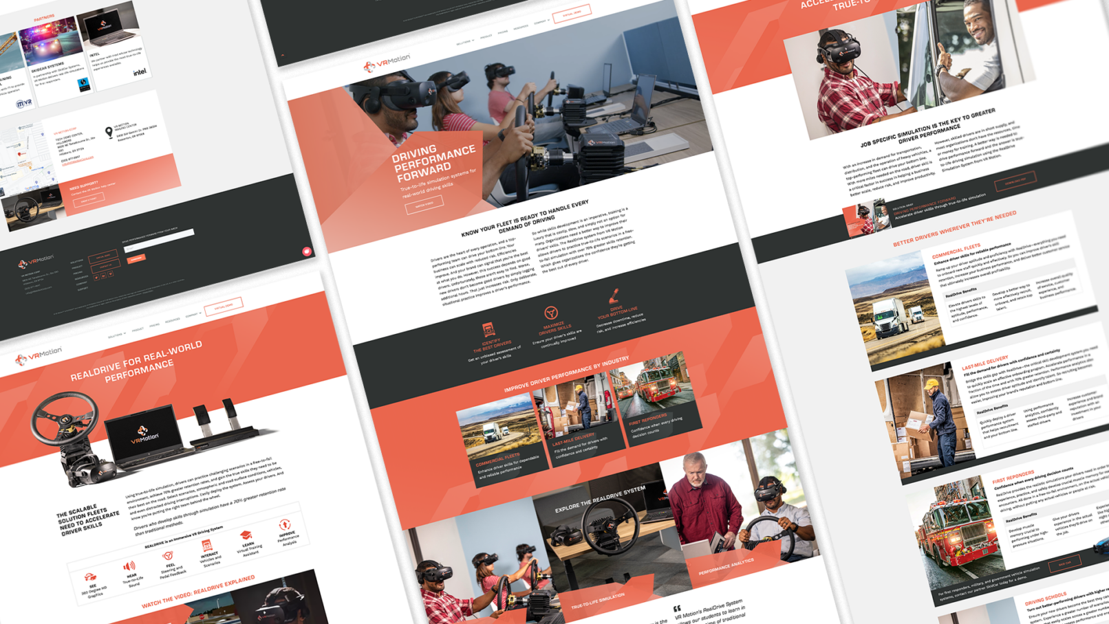 VRmotion website pages